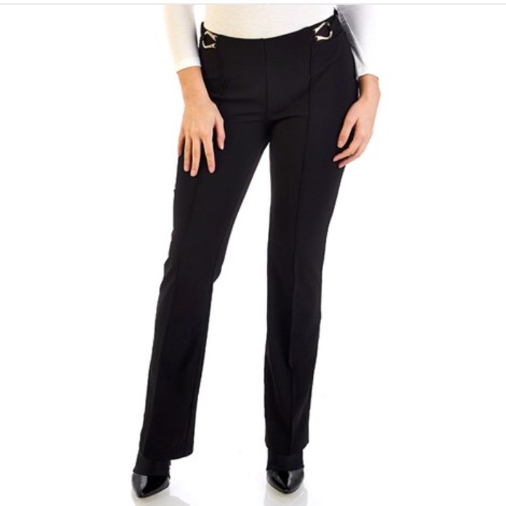 Black soft pants slacks